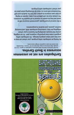 Earthquake Preparedness for Schools