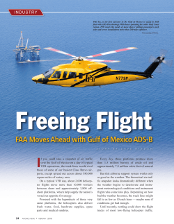 FAA Moves Ahead with Gulf of Mexico ADS-B