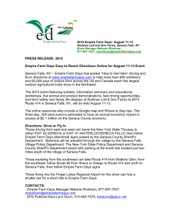 PRESS RELEASE: 2015 Empire Farm Days Easy to Reach