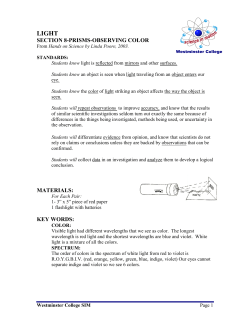 colors - Westminster College