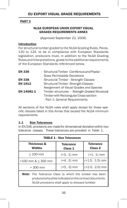 Part 3 &ndash; EU Export Annex (pgs 36-42