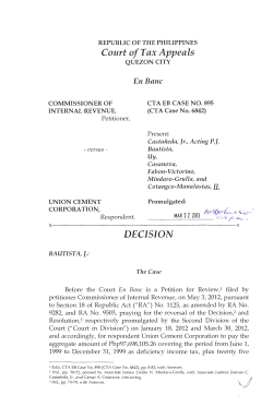 decision - Court of Tax Appeals
