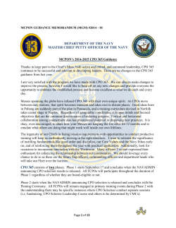 department of the navy master chief petty