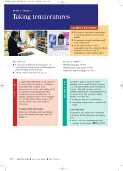 Taking temperatures - Community Health and Learning Foundation