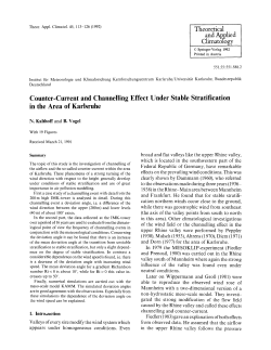 Kalthoff, N., and B. Vogel, 1992