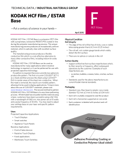 KODAK HCF Film / ESTAR Base