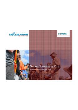 Generalforsamling 2016