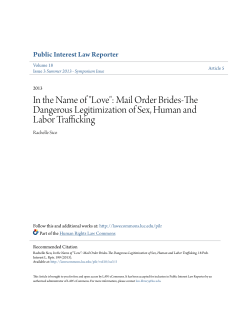 In the Name of "Love": Mail Order Brides-The