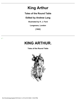King Arthur KING ARTHUR.