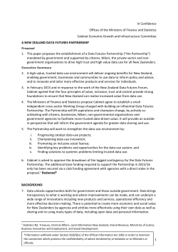 NZDF Partnership Cabinet Paper Redacted