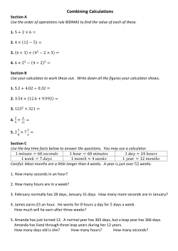 Combining Calculations