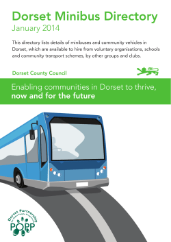 Dorset Minibus Directory
