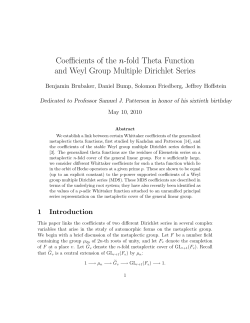 Coefficients of the n-fold Theta Function and Weyl Group Multiple