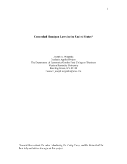 Concealed Handgun Laws in the United States