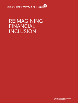 Reimagining Financial Inclusion