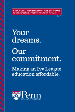 Your dreams. Our commitment. - Penn Admissions