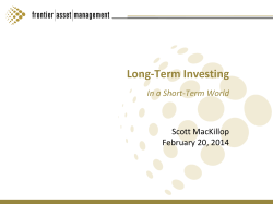Now Let`s Look at 5-Year Periods