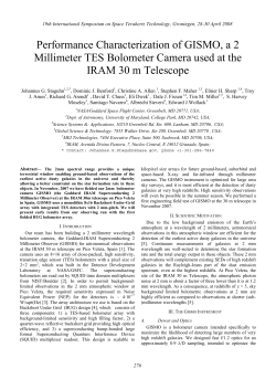 Performance Characterization of GISMO, a 2 Millimeter TES