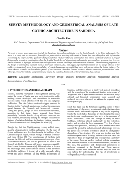 survey methodology and geometrical analysis of late gothic