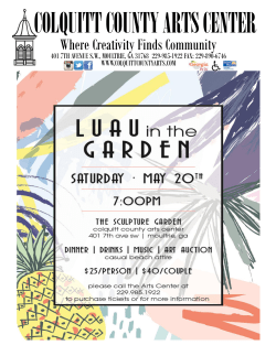 July 3 - Colquitt County Arts Center