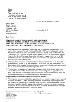 Land south of Forest School Street, Rolleston on Dove