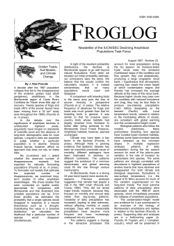 froglog - Amphibian Survival Alliance