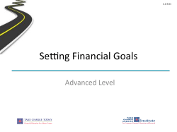 SeTng Financial Goals