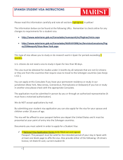spanish student visa instructions