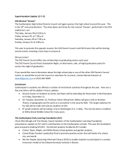 Superintendent Update 12-7-15 EHS Musical &ldquo;Grease&rdquo; The