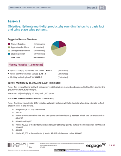 Lesson 2 - Spokane Public Schools