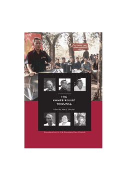 the khmer rouge tribunal