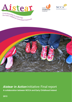 Aistear in Action initiative