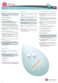 Band 1 Poster-English-Writing