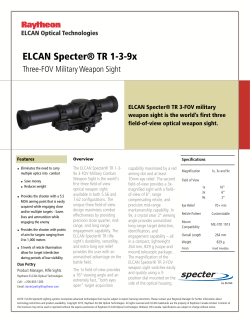 ELCAN Specter&reg; TR 1-3-9x