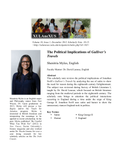The Political Implications of Gulliver`s Travels