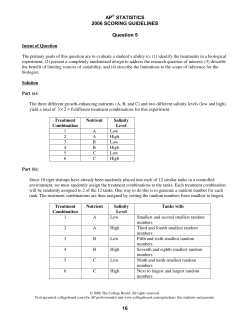 Sample Responses Q5 - AP Central