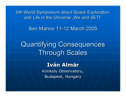 Quantifying Consequences Through Scales