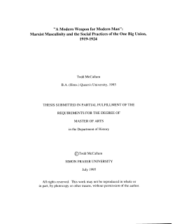 "A modern weapon for modern man" : Marxist