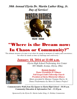 2016 MLK Program