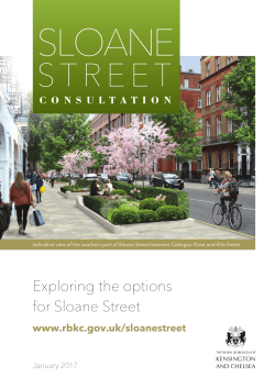 the questionnaire for Sloane Street