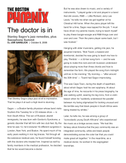 The doctor is in