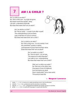 AM I A CHILD ?