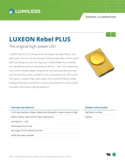 luXeon rebel Plus