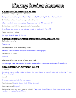 History Review Answers