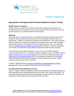 Comprehensive School Physical Activity Programs (Cont.)