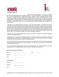Informed Consent - Community Care Physicians