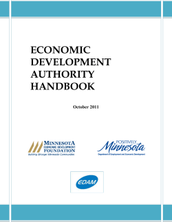 EDA Handbook - Minnesota Economic Development Foundation
