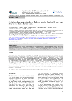 North American range extension of the invasive