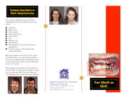 methmouthpatienteduc.. - National Health Care for the Homeless