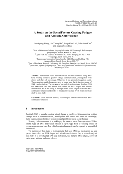A Study on the Social Factors Causing Fatigue and Attitude
